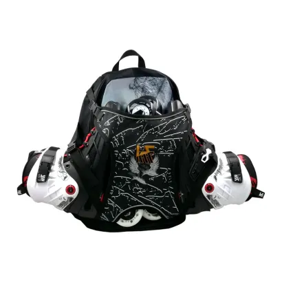 MOCHILA PATINES KRF ALCATRAZ-NEGRO