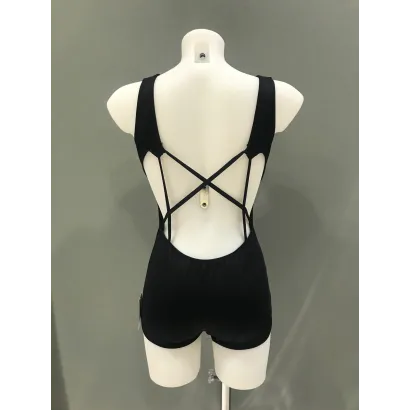 Maillot-Culotte Patinaje Negro