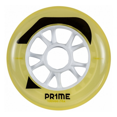 RUEDAS PRIME TRIBUNE 100MM 74A AMARILLO INDOR (PACK 3)