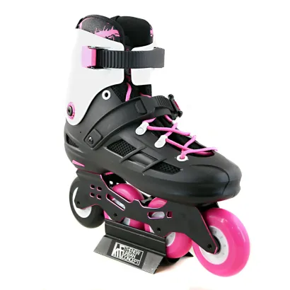 PATÍN FREESKATE ANGEL 4X80 ROSA/BLANCO