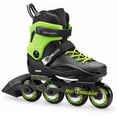 PATINES ROLLERBLADE CYCLONE Color Negro/verde Acido