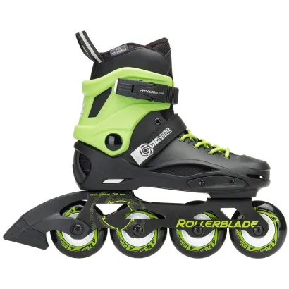 PATINES ROLLERBLADE CYCLONE Color Negro/verde Acido