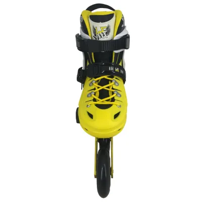 PATÍN KRF FREESKATE IMPACT 4X90 AMARILLO