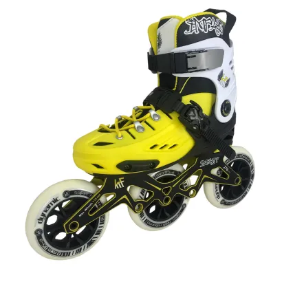 PATÍN KRF FREESKATE IMPACT 3X110 AMARILLO