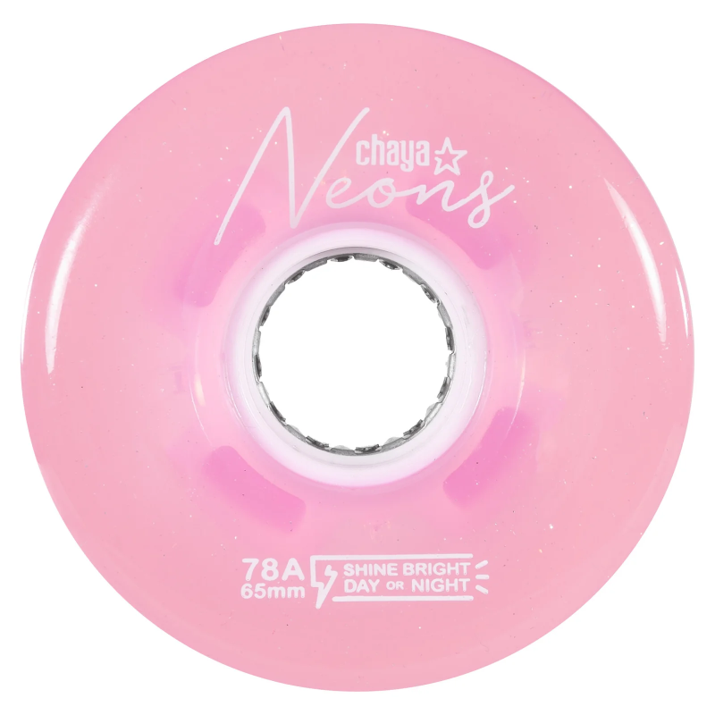 Ruedas Chaya LED Neon - Rosas