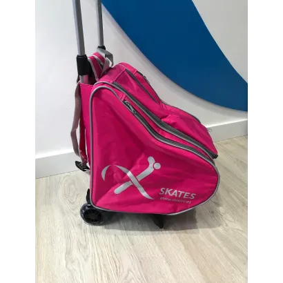 Trolley Mochila Patines  DX Rosa