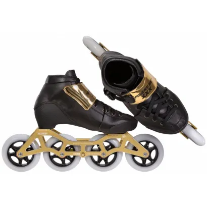 POWERSLIDE RACING SKATES 3X Gold adj.