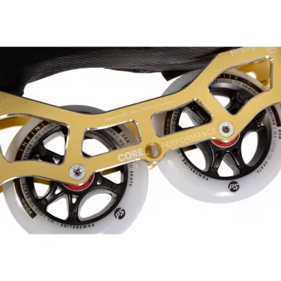 POWERSLIDE RACING SKATES 3X Gold adj.