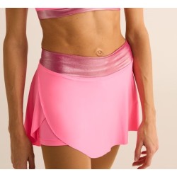 FALDA - SHORT en MICROFIBRA ELASTICIZZATA