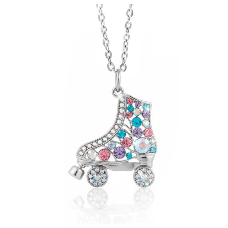 Colgante Patin Strass Ruedas