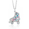 Colgante Patin Strass Ruedas