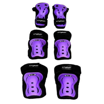 Kit de protecciones CITYRUN – Morado