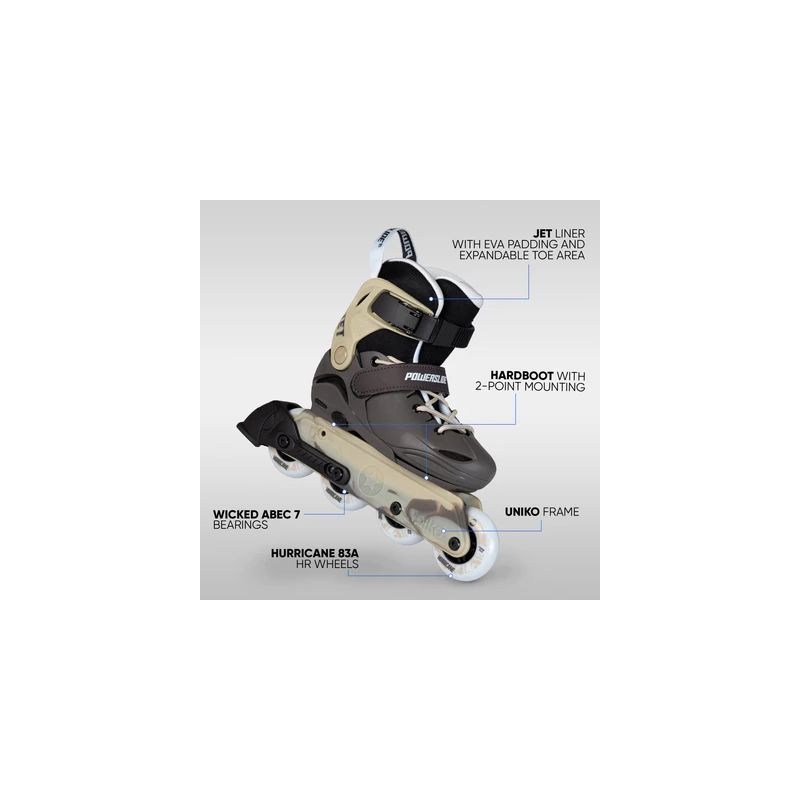 POWERSLIDE JET BROWN ADJ