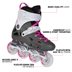 Patines Playlife-Powerslide Imperial Violet 80