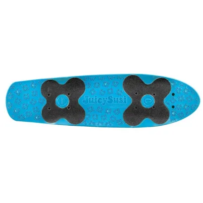 CHOKE SUPERCRUISER SKATEBOARD Spicy Sabrina 60x18cm, blue/red