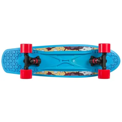 CHOKE SUPERCRUISER SKATEBOARD Spicy Sabrina 60x18cm, blue/red