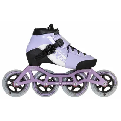 POWERSLIDE SPEEDSKATES KIDS 3X Lavender/White adj. Evo