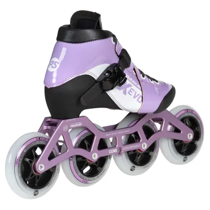 POWERSLIDE SPEEDSKATES KIDS 3X Lavender/White adj. Evo