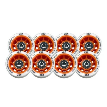 RUEDA PATIN QUAD CHRONOS 62X30MM 90A NARANJA (8UDS)