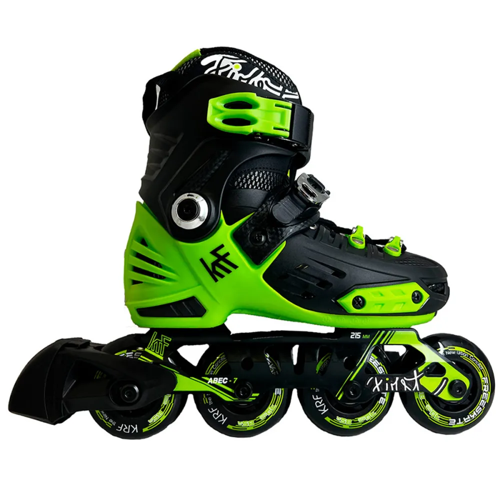 PATÍN FREESKATE KRF FRS FIRST GREEN FLUOR