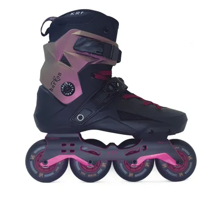 KRF PATIN B FRS HARKON 4x80 BLACK/BURGUNDY