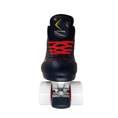 PATINES KRF HCK-350 PRO ROLLER QUAD SKATE BLACK/RED