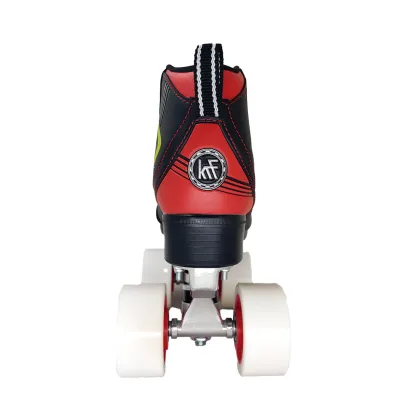 PATINES KRF HCK-350 PRO ROLLER QUAD SKATE BLACK/RED